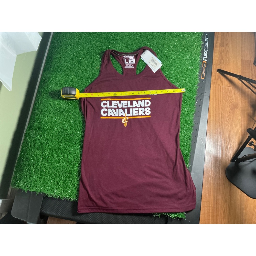 Adidas Cleveland Cavaliers Ultimate Tank Top Maroon Womens Large NBA Climalite